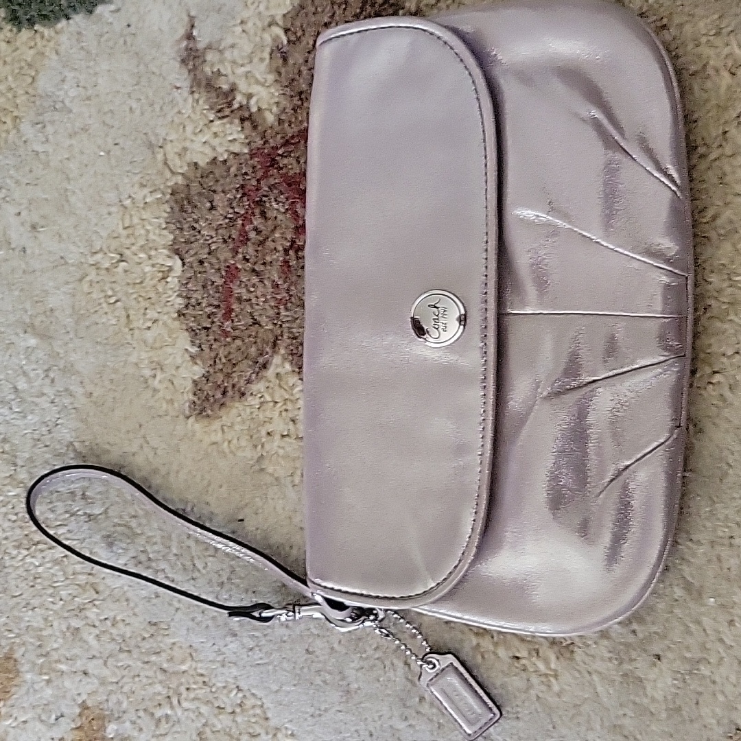 Coach Suede Clutch